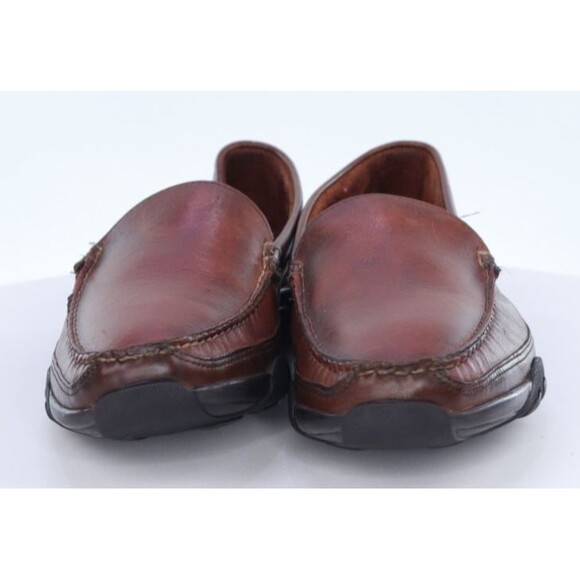 Allen Edmonds Boulder Men\'s Slip On Loafers Dress Shoes Size 9.5 D Leather Brown main image 9